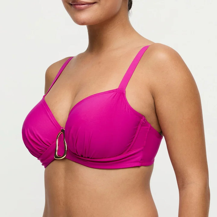 PrimaDonna Swimwear - Uvita Full Cup Bikini Top Deep Magenta