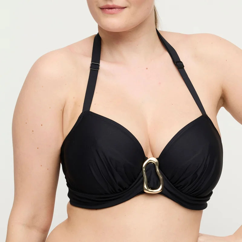 PrimaDonna Swimwear - Uvita Full Cup Bikini Top Black