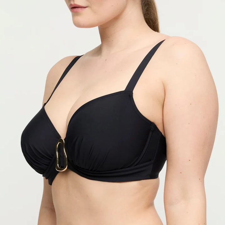 PrimaDonna Swimwear - Uvita Full Cup Bikini Top Black