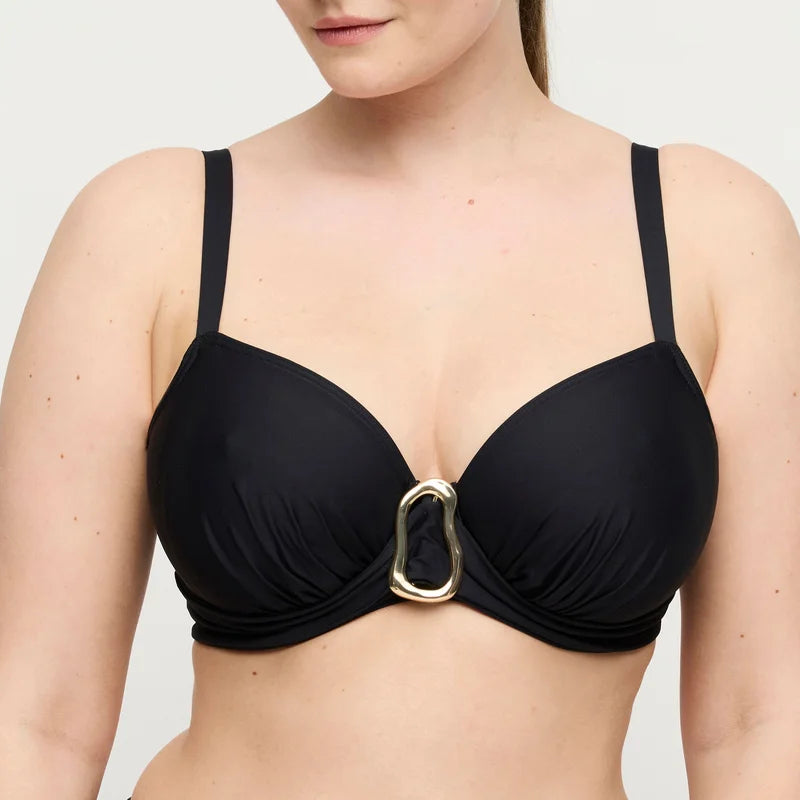 PrimaDonna Swimwear - Uvita Full Cup Bikini Top Black