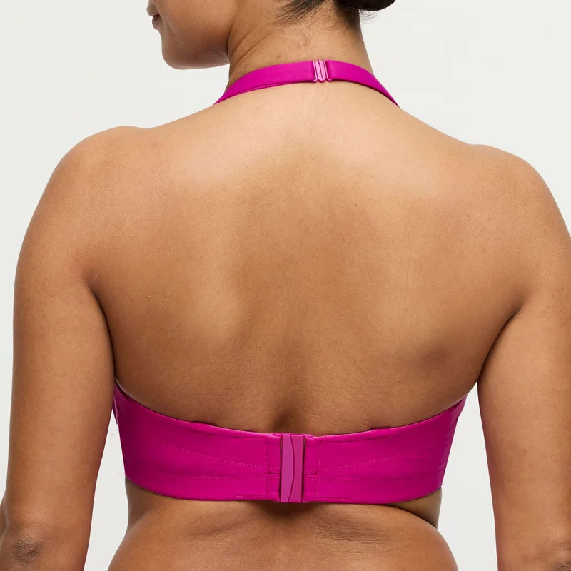 PrimaDonna Swimwear - Uvita Padded Strapless Bikini Top Deep Magenta