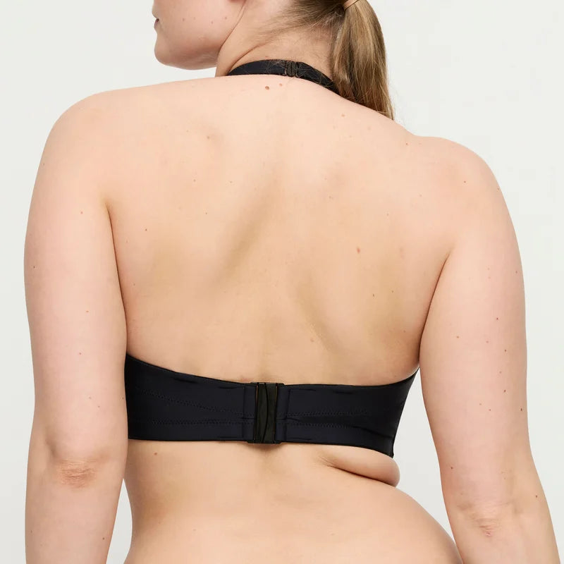 PrimaDonna Swimwear - Uvita Padded Strapless Bikini Top Black