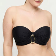 PrimaDonna Swimwear - Uvita Padded Strapless Bikini Top Black