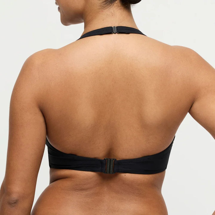 PrimaDonna Swimwear - Uvita Padded Plunge Bikini Top Black