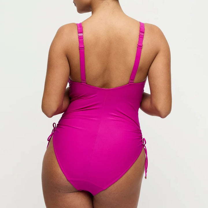 PrimaDonna Swimwear - Uvita Plunge Swimsuit Deep Magenta
