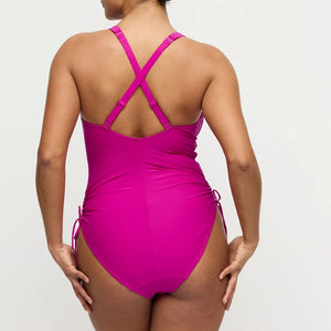 PrimaDonna Swimwear - Uvita Plunge Swimsuit Deep Magenta