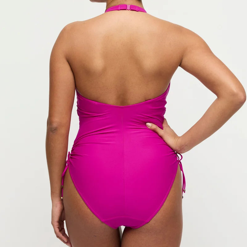 PrimaDonna Swimwear - Uvita Plunge Swimsuit Deep Magenta
