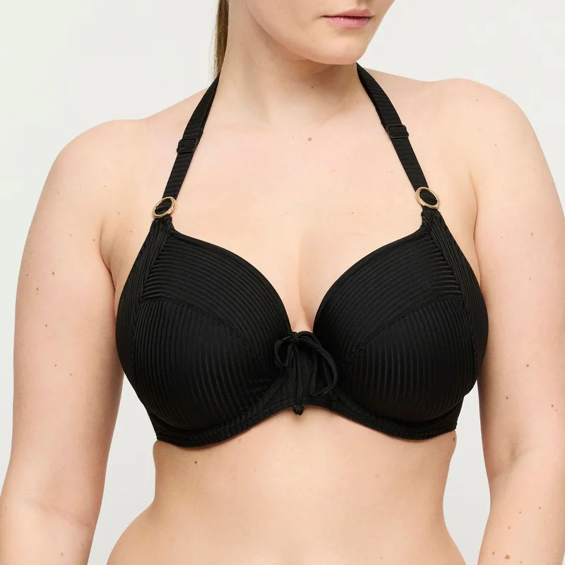 PrimaDonna Swimwear - Delray Full Cup Bikini Top Black