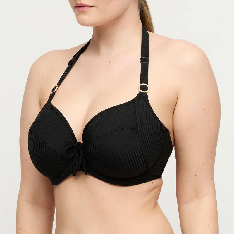 PrimaDonna Swimwear - Delray Full Cup Bikini Top Black