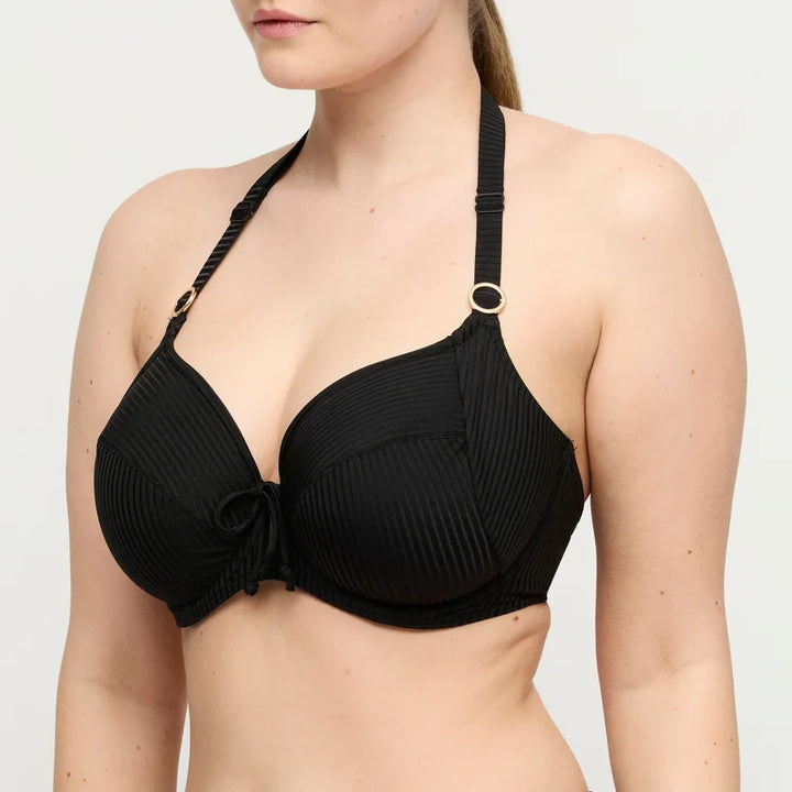 PrimaDonna Swimwear - Delray Full Cup Bikini Top Black