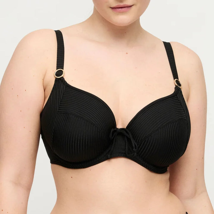 PrimaDonna Swimwear - Delray Full Cup Bikini Top Black