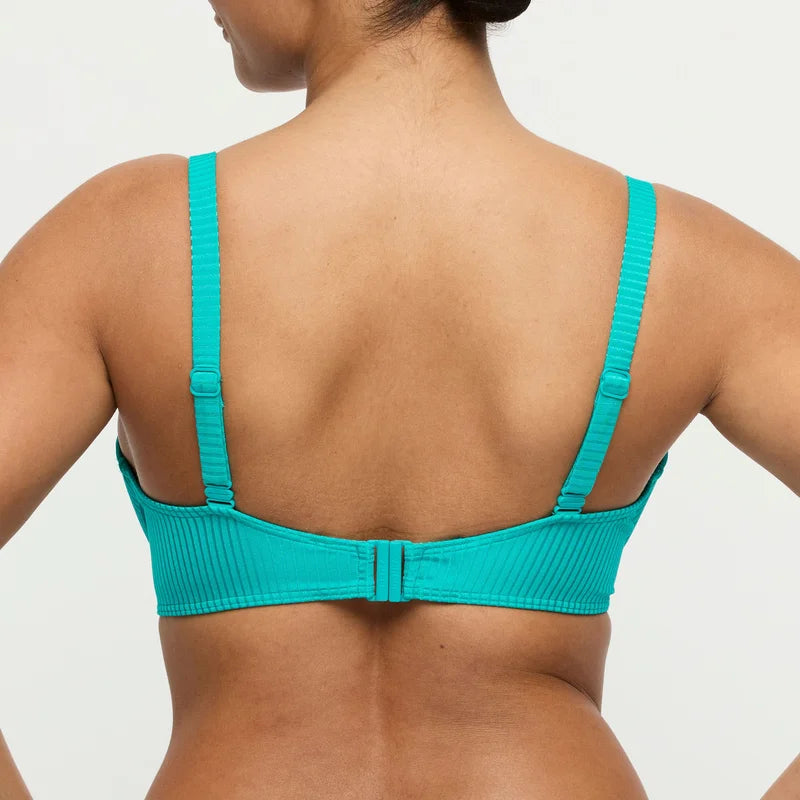 PrimaDonna Swimwear - Delray Padded Balcony Bikini Top Sea Turtle