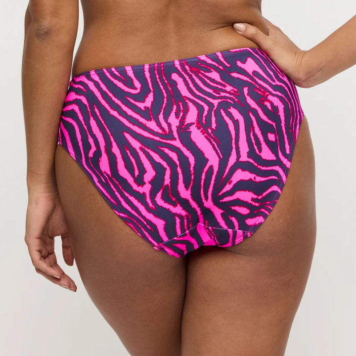 PrimaDonna Swimwear - Malabo Bikini Full Briefs Hot Pink Zebra