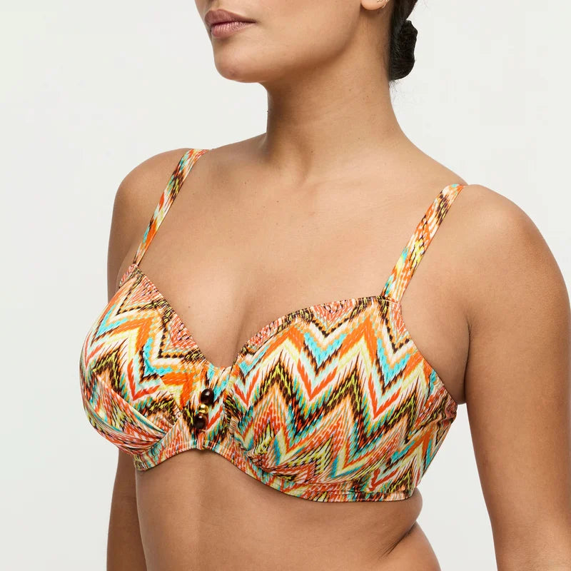 PrimaDonna Swimwear - Tubou Full Cup Bikini Top Ikat Summer