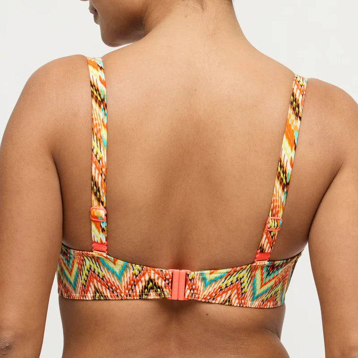 PrimaDonna Swimwear - Tubou Padded Balcony Bikini Top Ikat Summer