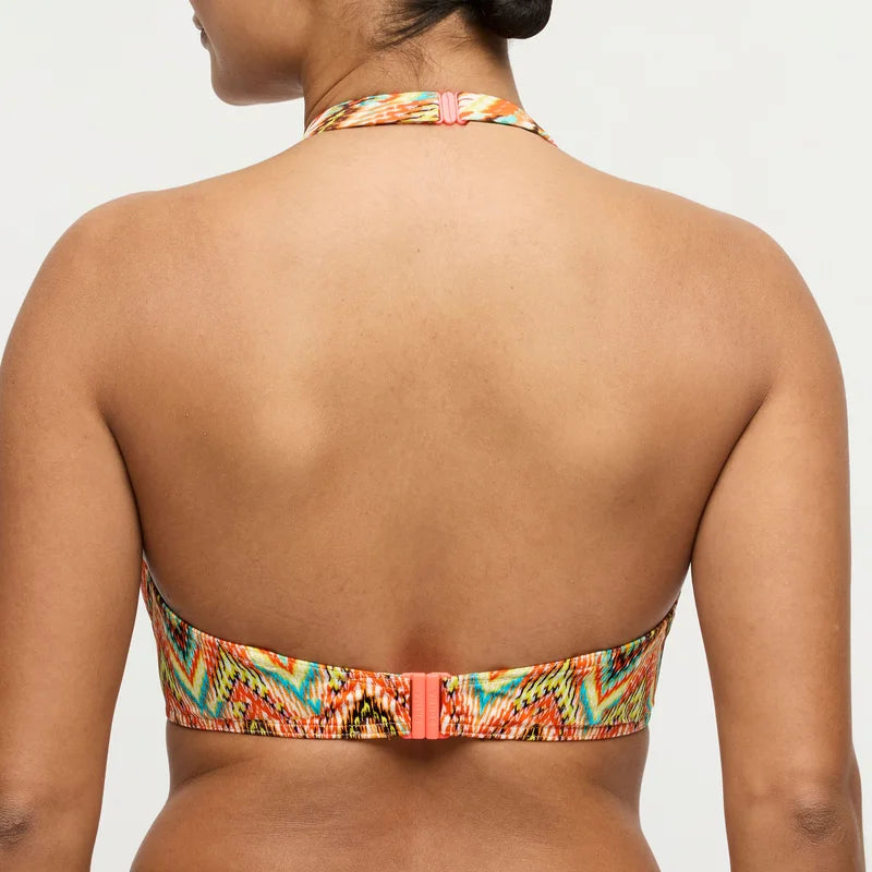 PrimaDonna Swimwear - Tubou Padded Balcony Bikini Top Ikat Summer