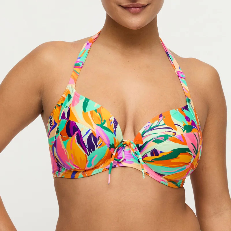 PrimaDonna Swimwear - Varadeo Full Cup Bikini Top Bright Tropics