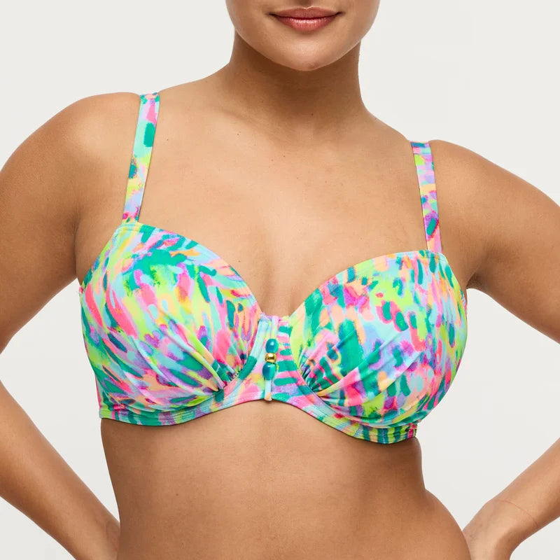 PrimaDonna Swimwear - Douala Full Cup Bikini Top Impressionist Summer