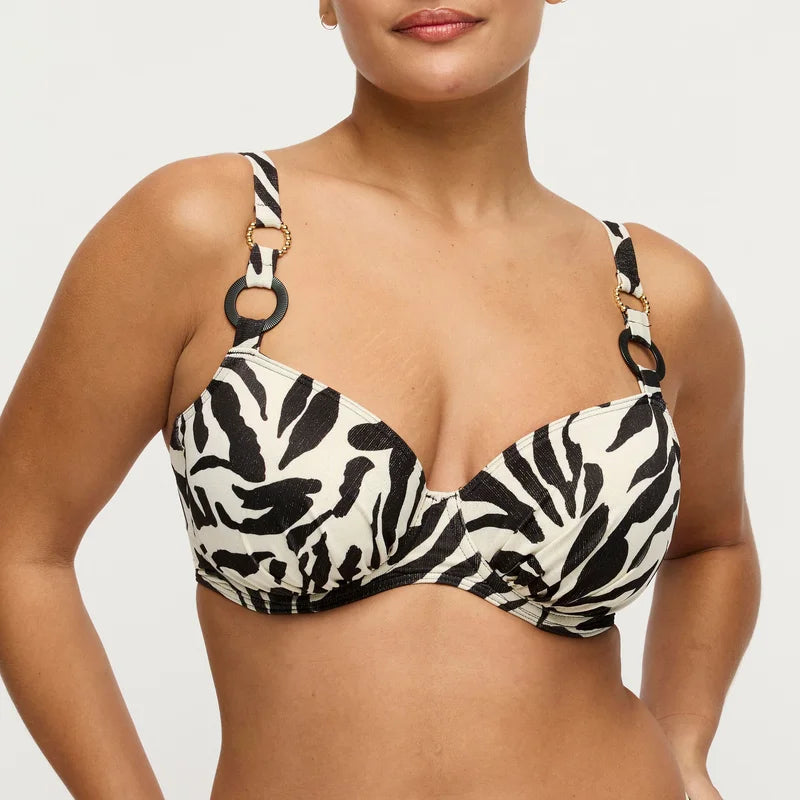 PrimaDonna Swimwear - Dalice Full Cup Bikini Top Sauvage Shine