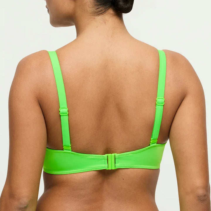PrimaDonna Swimwear - Pilon Padded Heartshape Bikini Top Neon Lime