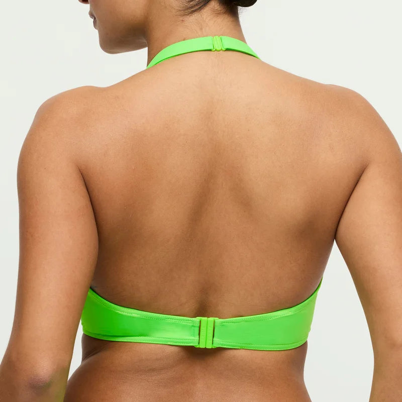 PrimaDonna Swimwear - Pilon Padded Heartshape Bikini Top Neon Lime