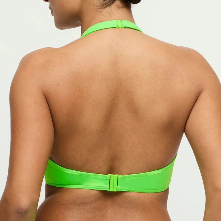 PrimaDonna Swimwear - Pilon Padded Heartshape Bikini Top Neon Lime