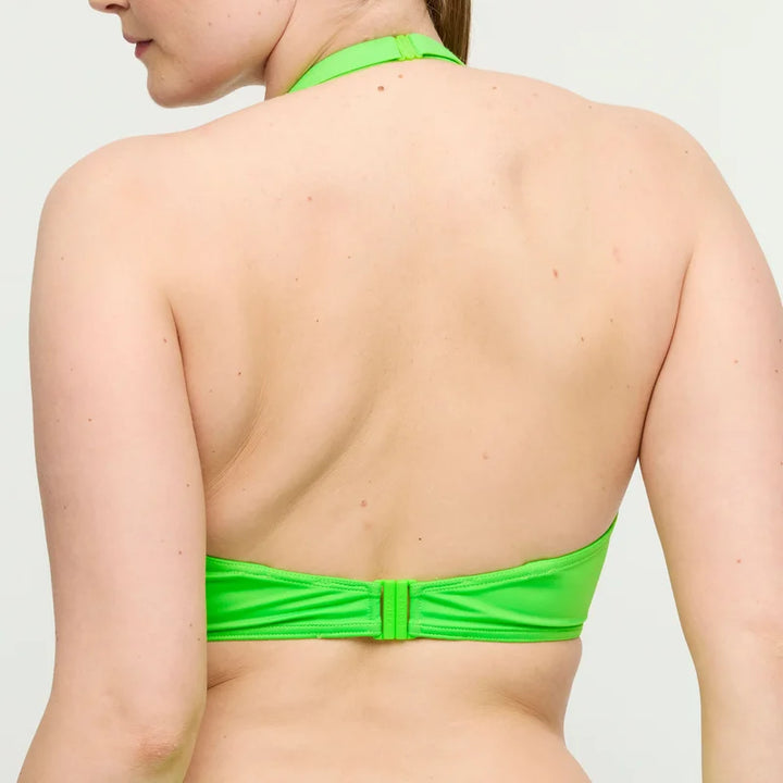 PrimaDonna Swimwear - Pilon Padded Balcony Bikini Top Neon Lime