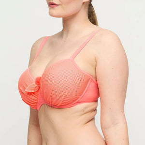 PrimaDonna Swimwear - Rivas Padded Balcony Bikini Top Neon Fiesta