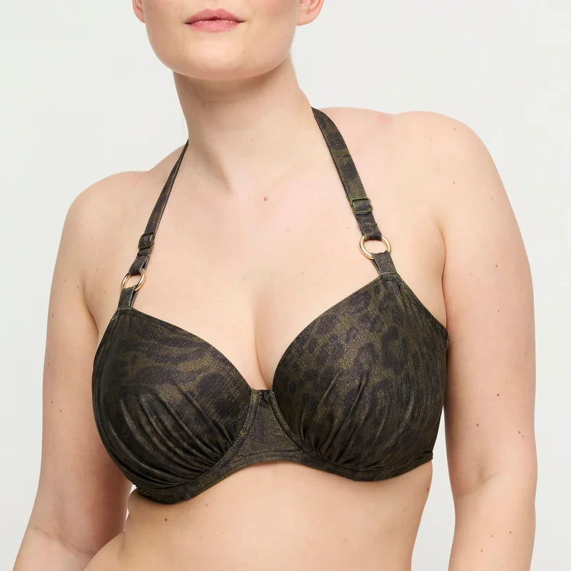 PrimaDonna Swimwear - Ratjada Full Cup Bikini Top Jungle Jaguar