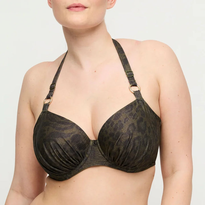 PrimaDonna Swimwear - Ratjada Full Cup Bikini Top Jungle Jaguar