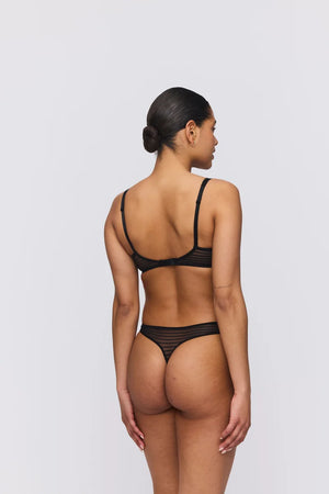 Marie Jo - Basyl Half Padded Plunge Bra Black
