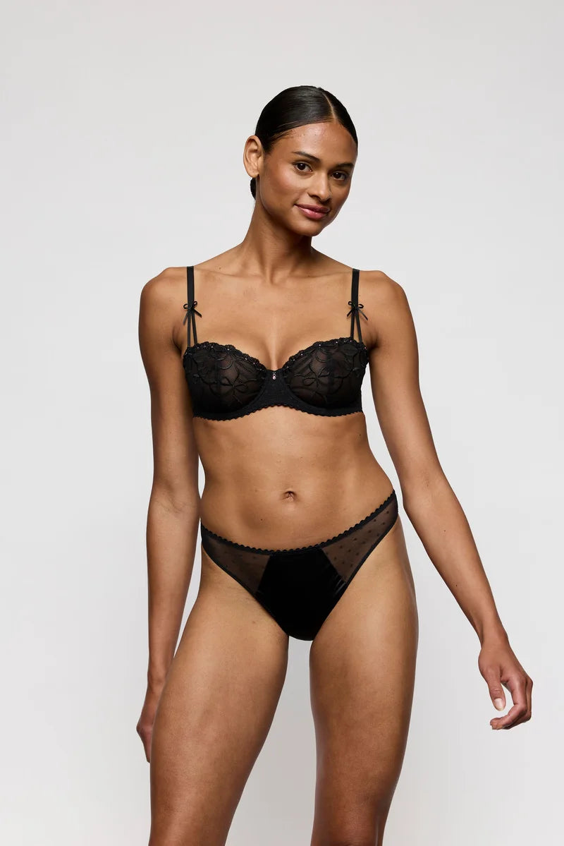 Marie Jo - Noova Balcony Bra Vertical Seam Black