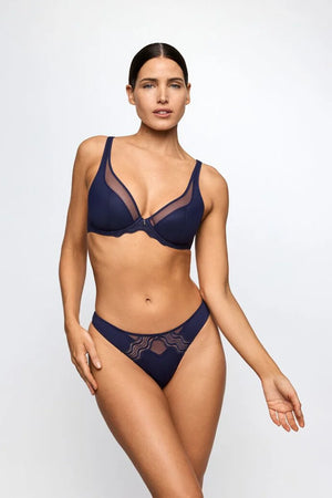 Marie Jo - Linaa Half Padded Plunge Bra Evening Blue