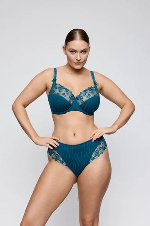 PrimaDonna - Deauville Luxury Thong Peacock