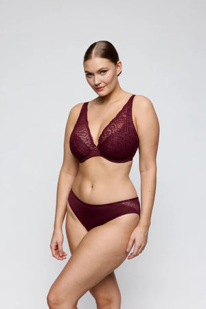 PrimaDonna - Salerno Half Padded Plunge Bra Evening Red