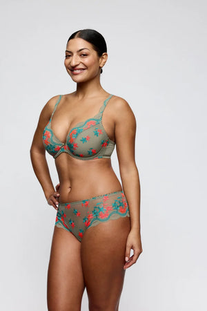 PrimaDonna - Cala Luna Half Padded Plunge Bra Botanique