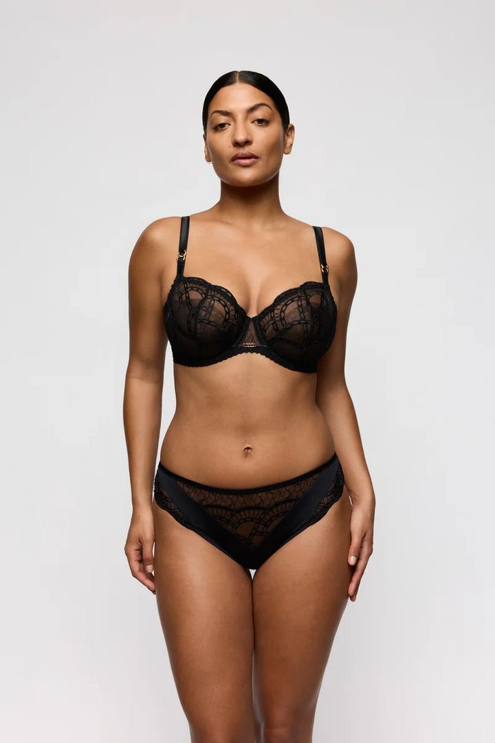 PrimaDonna - Naica Balcony Bra Vertical Seam Black