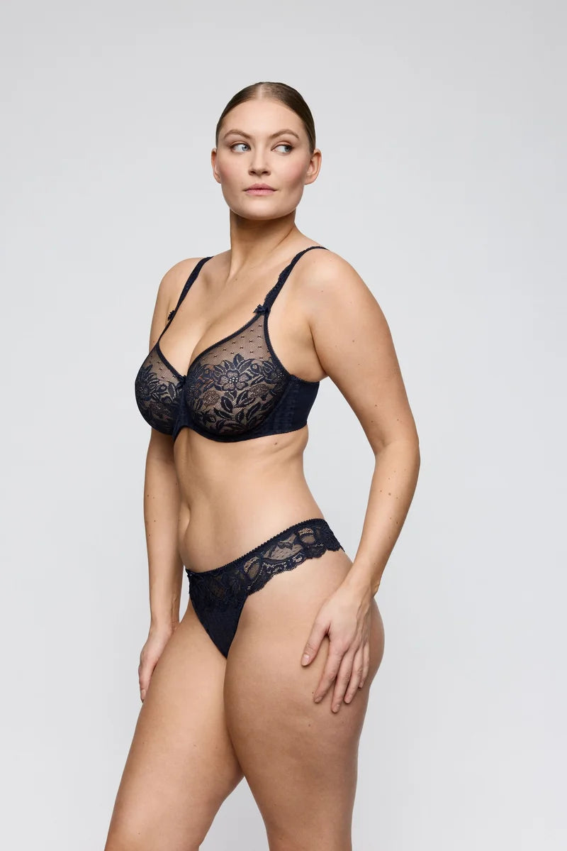 PrimaDonna - Madison Thong Velvet Blue