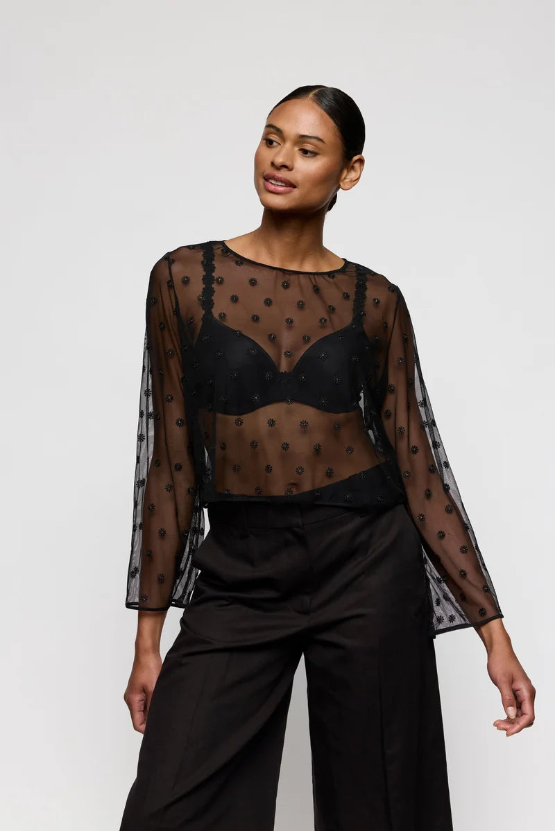 Marie Jo - Daisy Top Without Cups Black