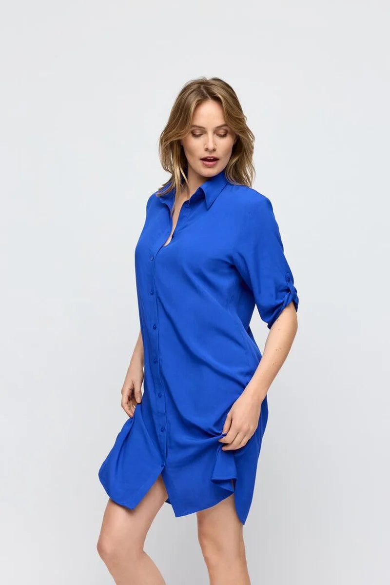 Marie Jo Swimwear - Emly Short Swimwear Dress Electric Blue