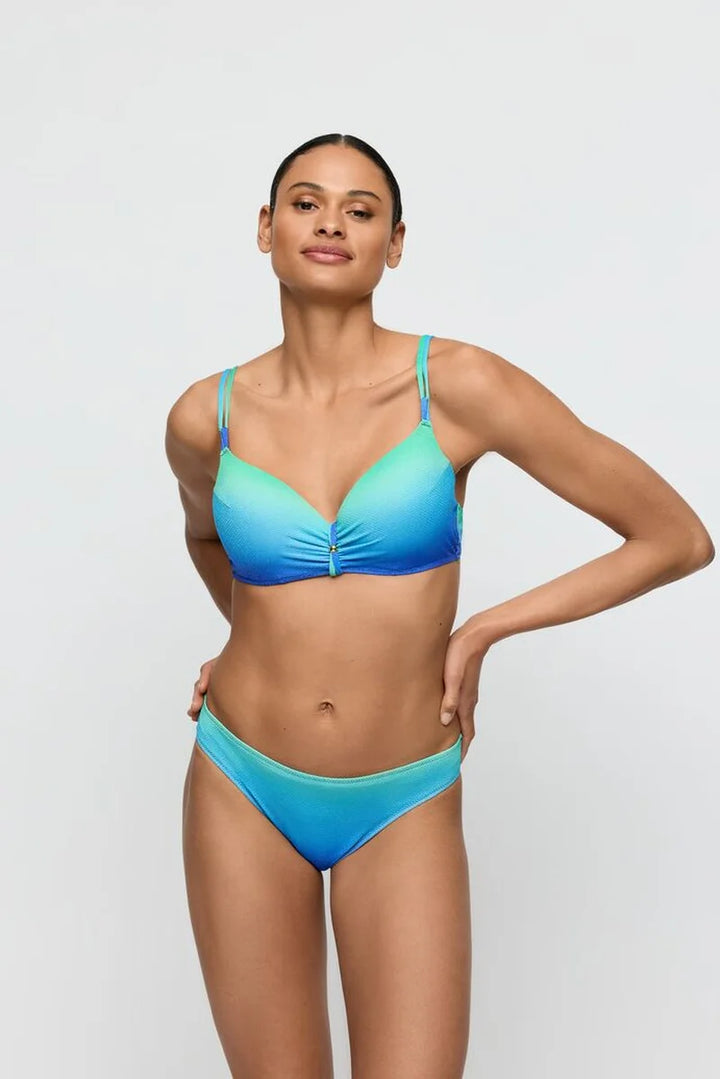Marie Jo Swimwear - Nusa Dua Padded Plunge Bikini Top Seascape