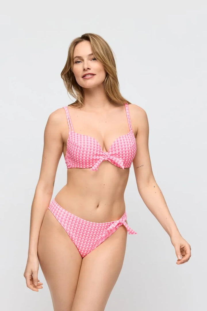 Marie Jo Swimwear - Mary Lynn Padded Bikini Top Heartshape Rose Gingham