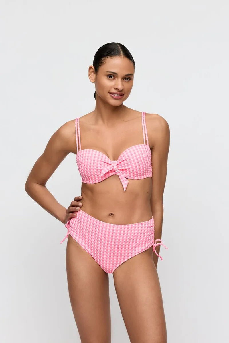 Marie Jo Swimwear - Mary Lynn Padded Balcony Bikini Top Rose Gingham