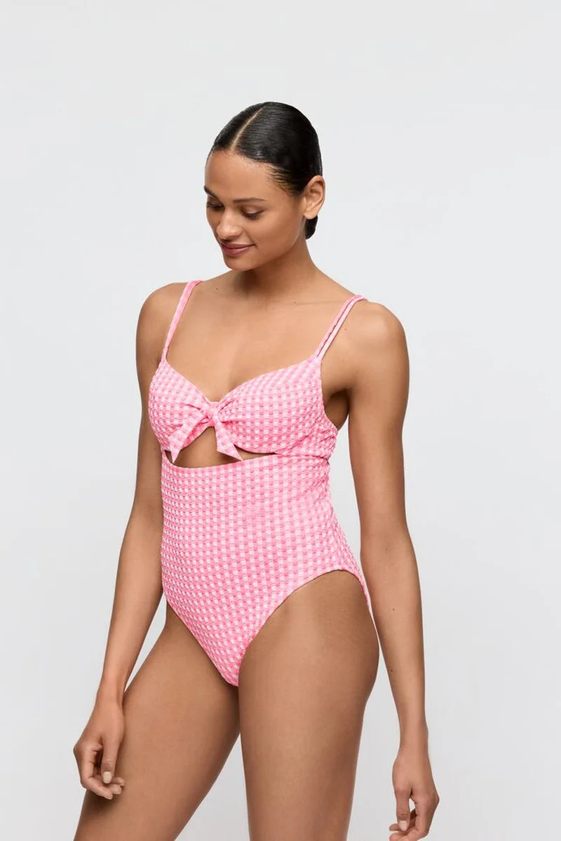 Marie Jo Swimwear - Mary Lynn Full Cup Swimsuit Rose Gingham