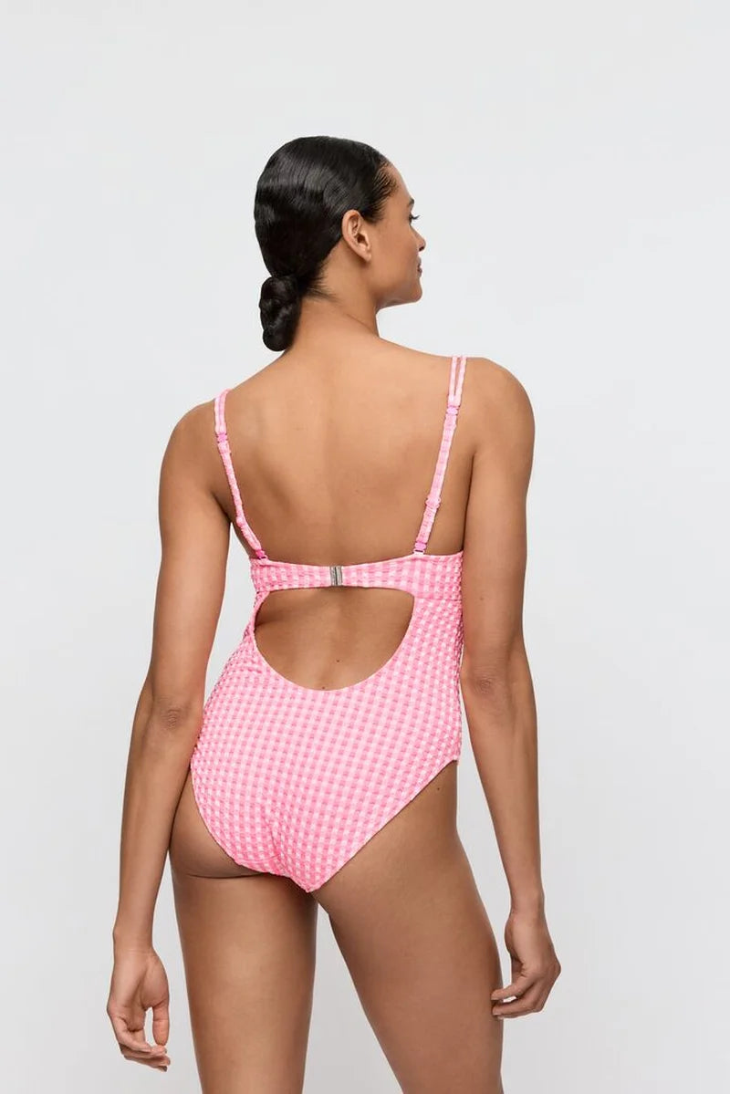 Marie Jo Swimwear - Mary Lynn Full Cup Swimsuit Rose Gingham