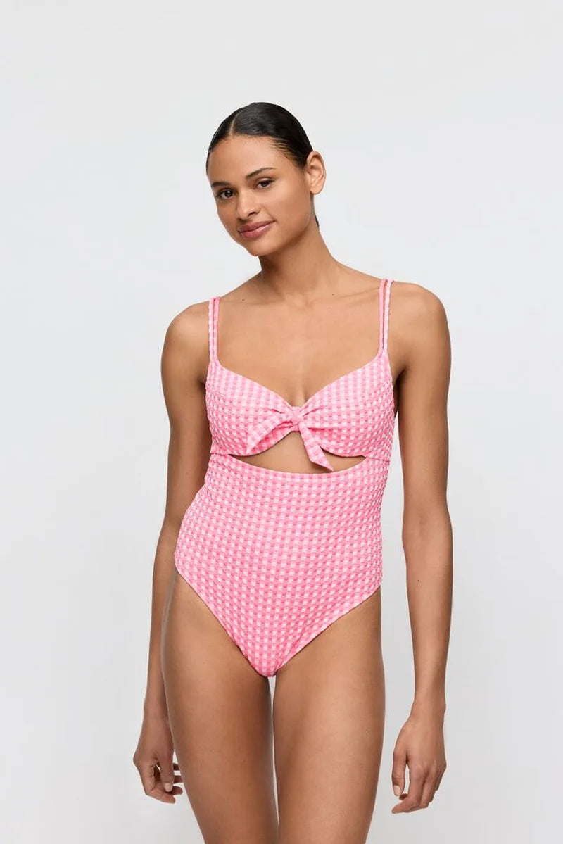 Marie Jo Swimwear - Mary Lynn Full Cup Swimsuit Rose Gingham