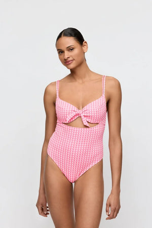 Marie Jo Swimwear - Mary Lynn Full Cup Swimsuit Rose Gingham