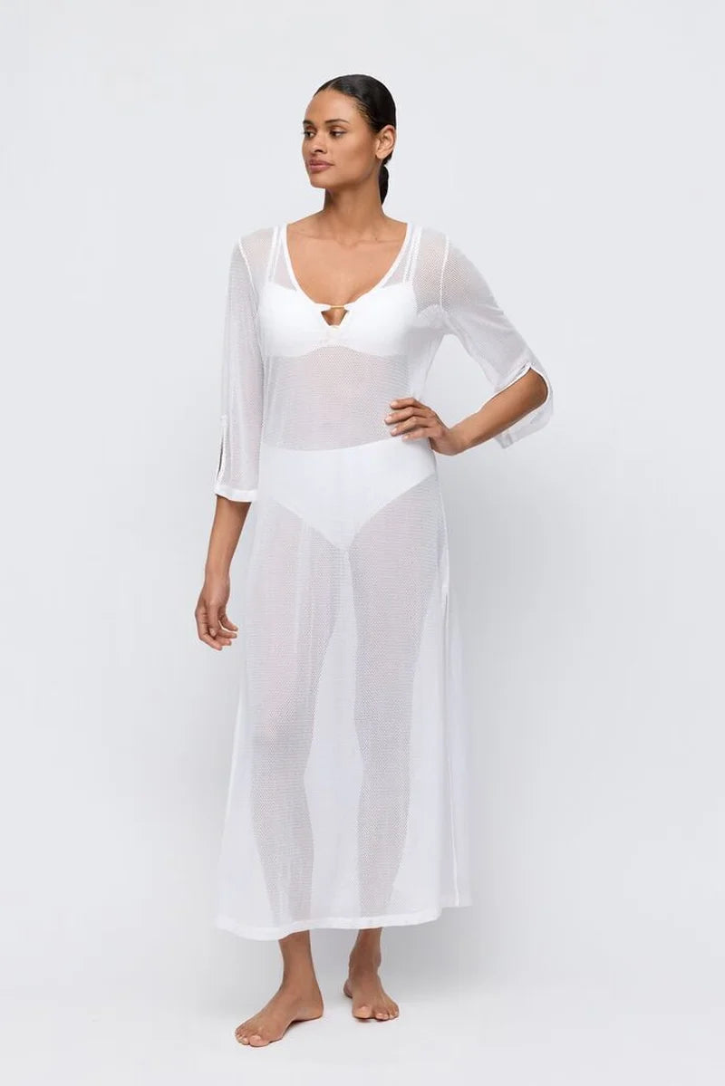 Marie Jo Swimwear - Taleah Swimwear Kaftan Elfin White