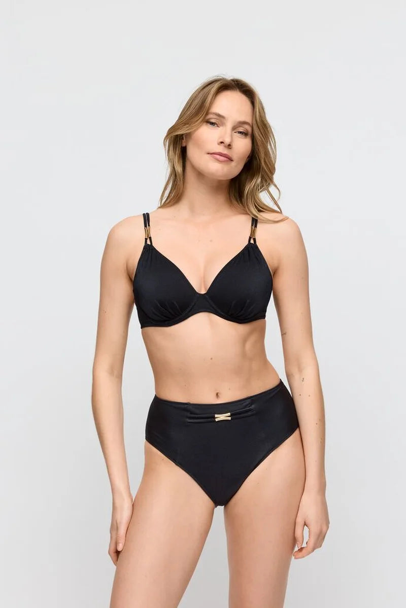 Marie Jo Swimwear - Hello Sunset Padded Bikini Top Heartshape Black