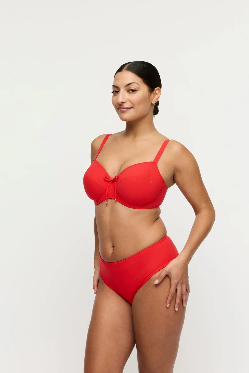 PrimaDonna Swimwear - Aswan Full Cup Bikini Top Fiesta Red
